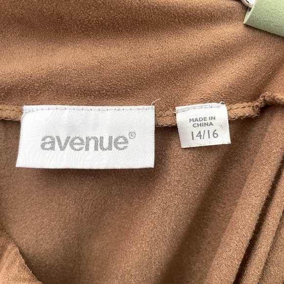 Suede-like Maxi Skirt 14/16 - Picture 3 of 5